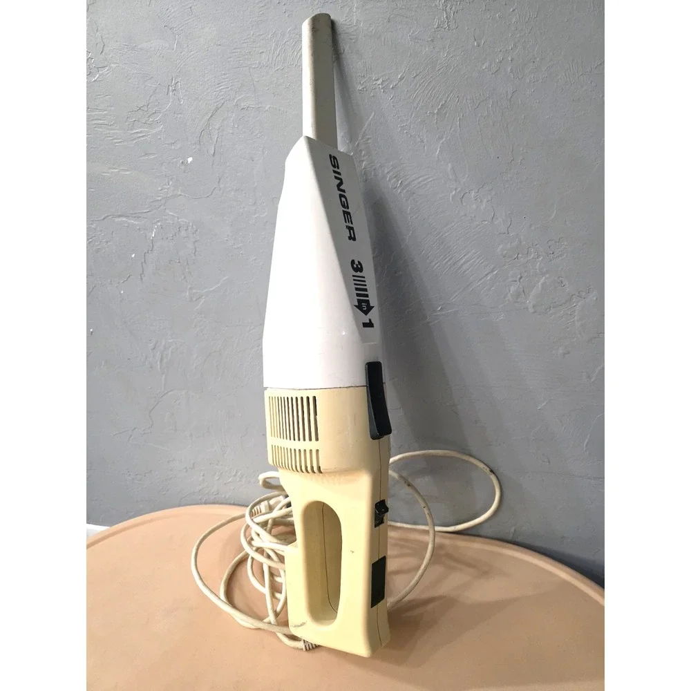 Vintage Singer 3 In‎ 1 Hand Held Vacuum Model 3HV100 Vacuum Cleaner Tested Works - Picture 3 of 12